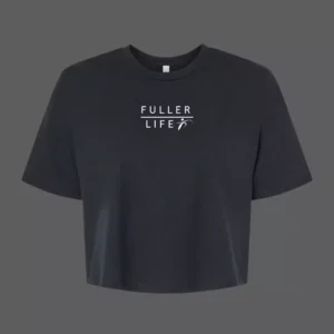 Cropped Tee - Black