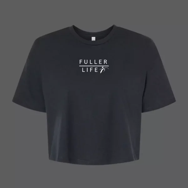 Cropped Tee - Black