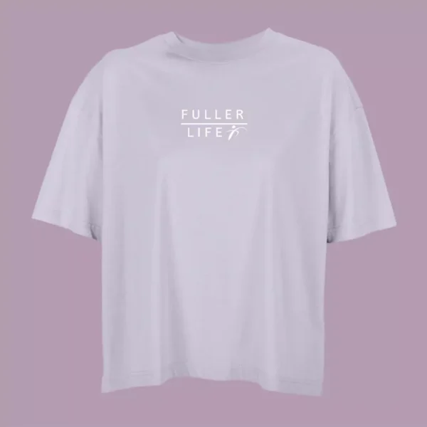 Boxy Oversized Tee - Lilac